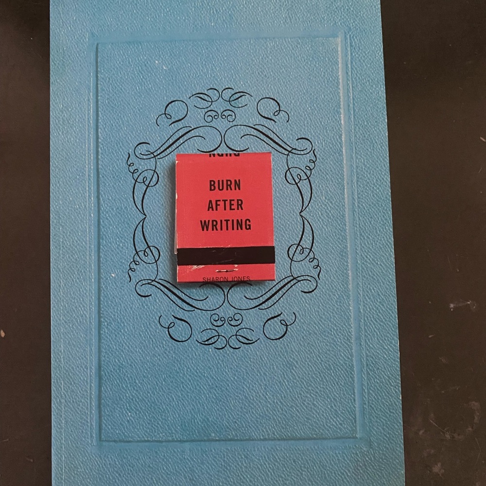 Burn After Writing Book